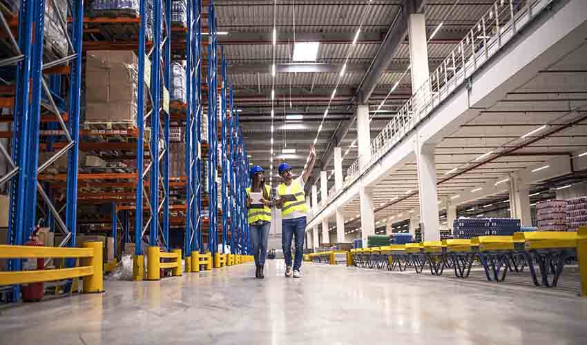 Smart Warehouse Lighting